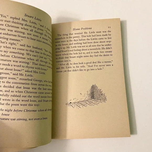 Vintage 1971 Stuart Little Book by E B White A Dell Yearling Book Paperback - Picture 7 of 9